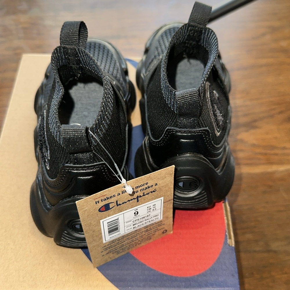 Champion meloso rally pro black stealth toddler 9 - Picture 3 of 8